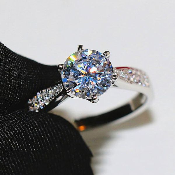 wedding rings luxury female big round lad diamond ring 100% real 925 sterling silver engagement vintage solitaire for women, Slivery;golden
wedding rings luxury female big round lad diamond ring 100% real 925 sterling silver engagement vintage solitaire for women, Slivery;golden