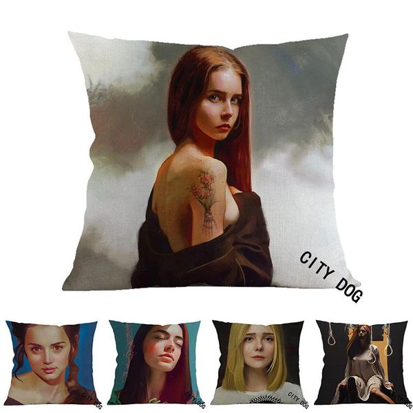 cushion/decorative pillow egyptian beautiful women portrait works 45*45cm square case cushion cover el office bar car sofa covers
cushion/decorative pillow egyptian beautiful women portrait works 45*45cm square case cushion cover el office bar car sofa covers
