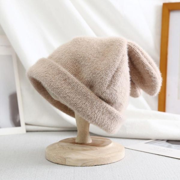 beanie/skull caps draping ears fur hat women autumn and winter knitted wool warm korean version of japanese, Blue;gray
beanie/skull caps draping ears fur hat women autumn and winter knitted wool warm korean version of japanese, Blue;gray