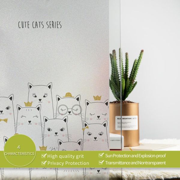 window stickers louyun cute cat stained glass film frosted opaque privacy sticker pvc home decoration blt1307
window stickers louyun cute cat stained glass film frosted opaque privacy sticker pvc home decoration blt1307