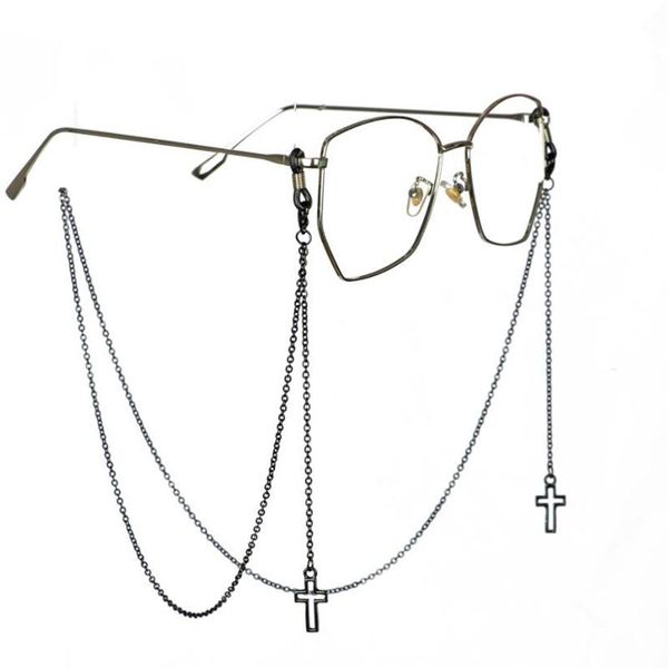 sunglasses frames fashion pendant glasses chains black cross eyeglasses spectacles metal chain holder cord lanyard necklace mask strap, Silver
sunglasses frames fashion pendant glasses chains black cross eyeglasses spectacles metal chain holder cord lanyard necklace mask strap, Silver