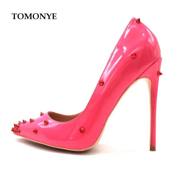 dress shoes factory outlet fashion pink patent leather with stud pointed toe women lady girl high heel pump plus size 45 size4, Black
dress shoes factory outlet fashion pink patent leather with stud pointed toe women lady girl high heel pump plus size 45 size4, Black