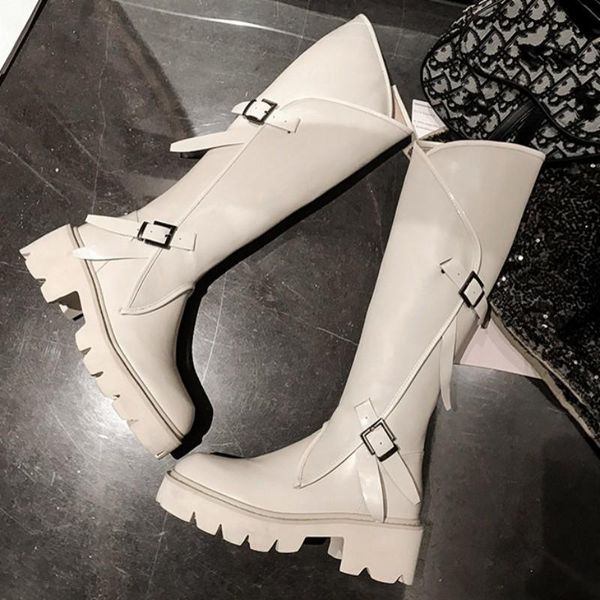 boots winter women fashion knee high block med heels thick platform shoes knight buckle genuine leather biker riding, Black
boots winter women fashion knee high block med heels thick platform shoes knight buckle genuine leather biker riding, Black