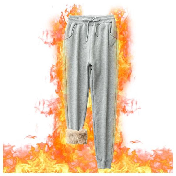 women's leggings 40# solid color plus velvet women winter keep warm drawstring long pants elastic waist casual trousers with pockets, Black
women's leggings 40# solid color plus velvet women winter keep warm drawstring long pants elastic waist casual trousers with pockets, Black