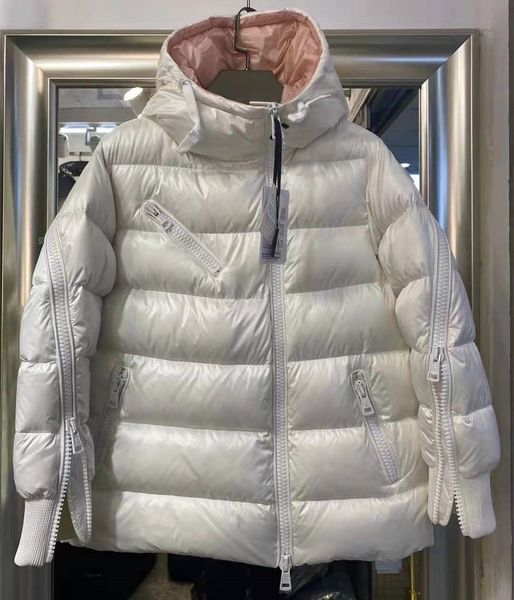 women nylon short down jacket zipper closure pockets thick warm coat classic designer woman detachable hood winter loose outwear, Black
women nylon short down jacket zipper closure pockets thick warm coat classic designer woman detachable hood winter loose outwear, Black