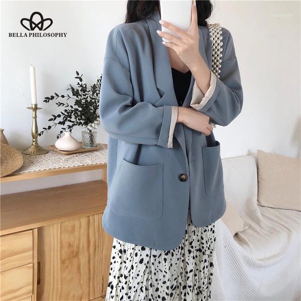 women's suits & blazers philosophy autumn solid single-breasted women jacket blazer notched collar female coat elegant work business o, White;black
women's suits & blazers philosophy autumn solid single-breasted women jacket blazer notched collar female coat elegant work business o, White;black