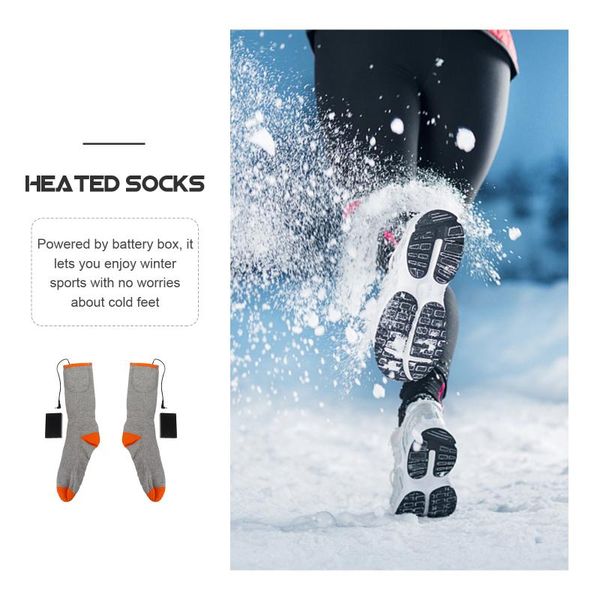 sports socks 1 pair of electric with battery box thermal thick cotton, Black
sports socks 1 pair of electric with battery box thermal thick cotton, Black