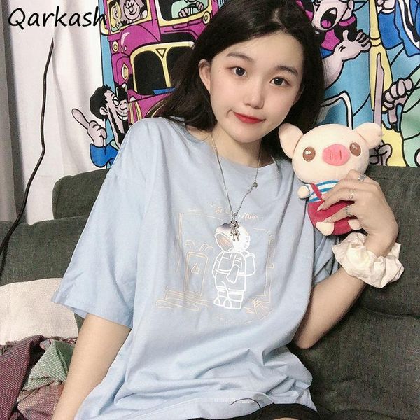 women's t-shirt women half sleeve t-shirts print loose o-neck students all-match harajuku streetwear leisure summer trendy ulzzang chi, White
women's t-shirt women half sleeve t-shirts print loose o-neck students all-match harajuku streetwear leisure summer trendy ulzzang chi, White