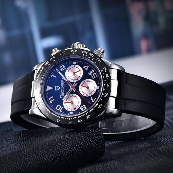 wristwatches 40mm pagani design brand men's watches sports quartz wristwatch sapphire stainless steel waterproof chronograph reloj homb, Slivery;brown
wristwatches 40mm pagani design brand men's watches sports quartz wristwatch sapphire stainless steel waterproof chronograph reloj homb, Slivery;brown