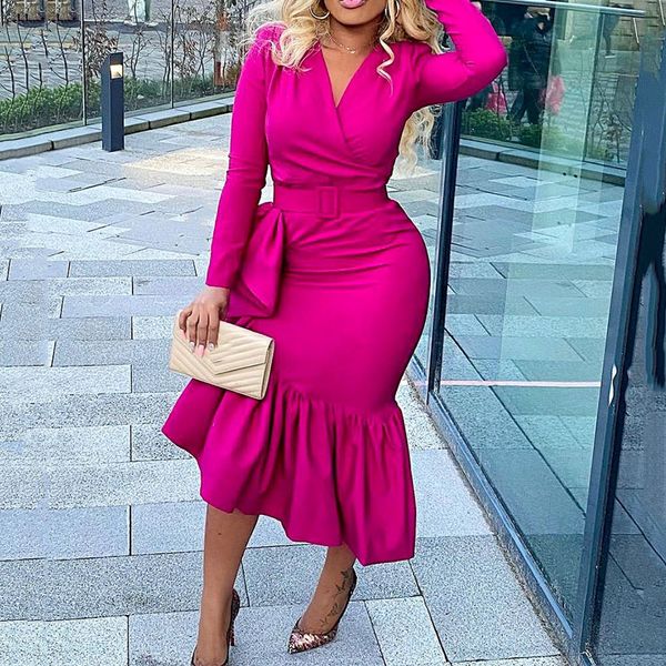 elegant rose red women dress long sleeve asymmetry ruffles mermaid dresses 2021 spring autumn office party plus size robe femme, White
elegant rose red women dress long sleeve asymmetry ruffles mermaid dresses 2021 spring autumn office party plus size robe femme, White