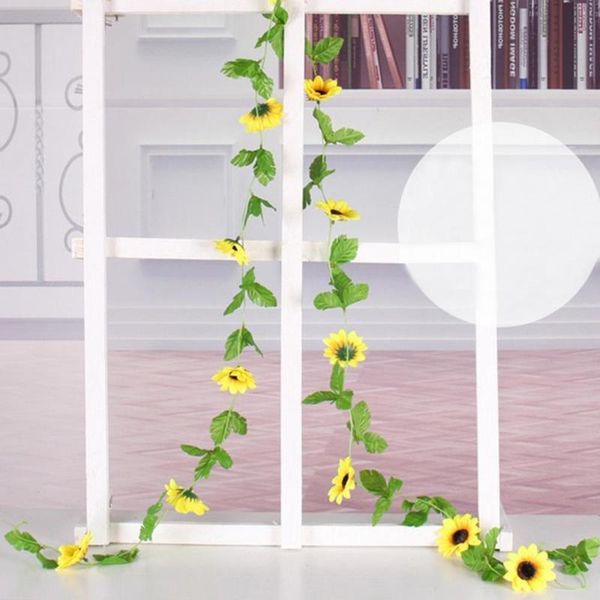 decorative flowers & wreaths artificial sunflower garland fake ivy silk leaf plants diy home garden party decoration
decorative flowers & wreaths artificial sunflower garland fake ivy silk leaf plants diy home garden party decoration