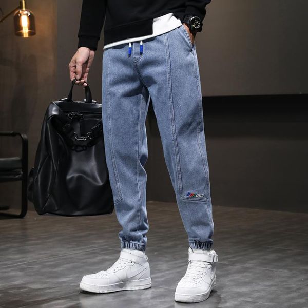 men's jeans autumn winter jogger harem pants cotton ankle banded pant loose harajuku style beam feet casual trousers hip hop 8xl, Blue
men's jeans autumn winter jogger harem pants cotton ankle banded pant loose harajuku style beam feet casual trousers hip hop 8xl, Blue