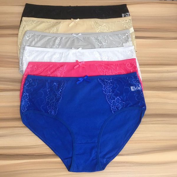 women's panties 2 pieces ladies cotton women briefs female mommy lace underwear plus size xxxxl panty lingerie culotte femme solid, Black;pink
women's panties 2 pieces ladies cotton women briefs female mommy lace underwear plus size xxxxl panty lingerie culotte femme solid, Black;pink
