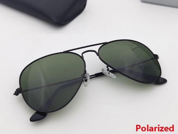 classic polarized sunglasses pilot size 58mm 62mm metal frame men woman brand design male driving gafas includes leather case packaging, White;black
classic polarized sunglasses pilot size 58mm 62mm metal frame men woman brand design male driving gafas includes leather case packaging, White;black