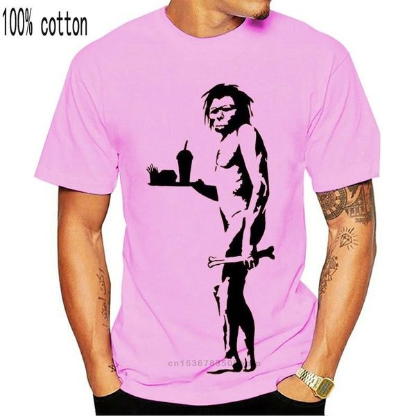 men's t-shirts banksy caveman fastfood teeshirt urban graffiti bristol cool t-shirt 100% cotton men t shirt women tee, White;black
men's t-shirts banksy caveman fastfood teeshirt urban graffiti bristol cool t-shirt 100% cotton men t shirt women tee, White;black
