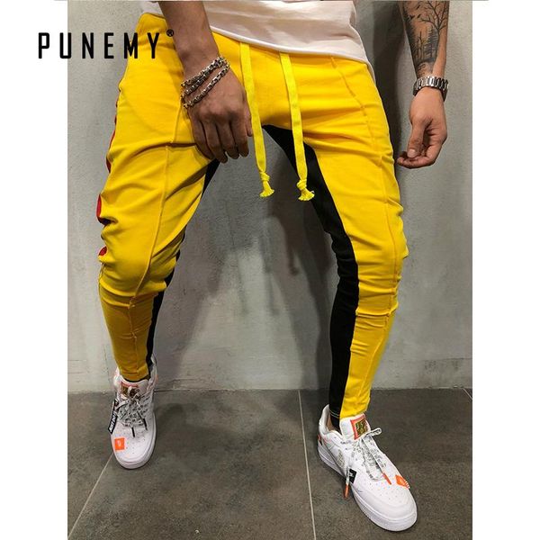 men pants joggers streetwear hip hop side striped drawstring sweatpants tracksuit bottoms skinny casual track trousers men's, Black
men pants joggers streetwear hip hop side striped drawstring sweatpants tracksuit bottoms skinny casual track trousers men's, Black