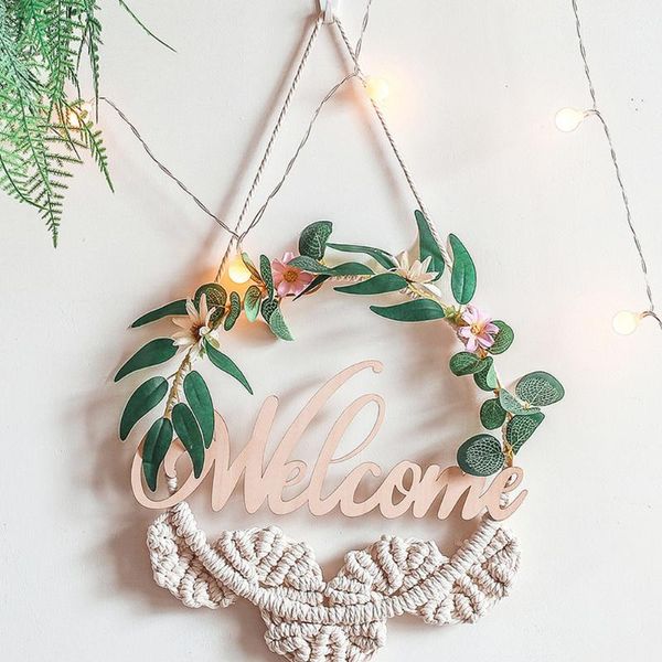 decorative objects & figurines cotton thread wreath wall hanging tapestry decoration woven home decor
decorative objects & figurines cotton thread wreath wall hanging tapestry decoration woven home decor