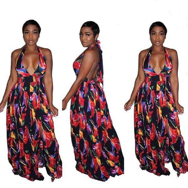 women's jumpsuits & rompers ladies bohemian print sleeveless jumpsuit casual loose-fitting tracksuit summer halter v-neck, Black;white
women's jumpsuits & rompers ladies bohemian print sleeveless jumpsuit casual loose-fitting tracksuit summer halter v-neck, Black;white