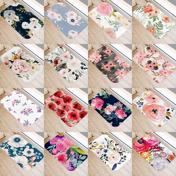 colorful flower pattern kitchen entrance 40*60 door mat coral velvet carpet rubber indoor floor mats non-anti-slip rug 48062 carpets
colorful flower pattern kitchen entrance 40*60 door mat coral velvet carpet rubber indoor floor mats non-anti-slip rug 48062 carpets