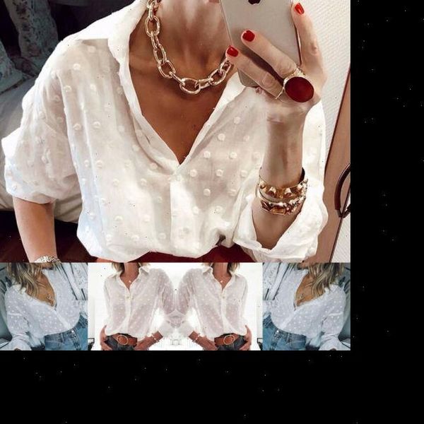 fashion womens shirts and blouses elegant long sleeve white ol shirt ladies polka dot streetwear stylish personality
fashion womens shirts and blouses elegant long sleeve white ol shirt ladies polka dot streetwear stylish personality