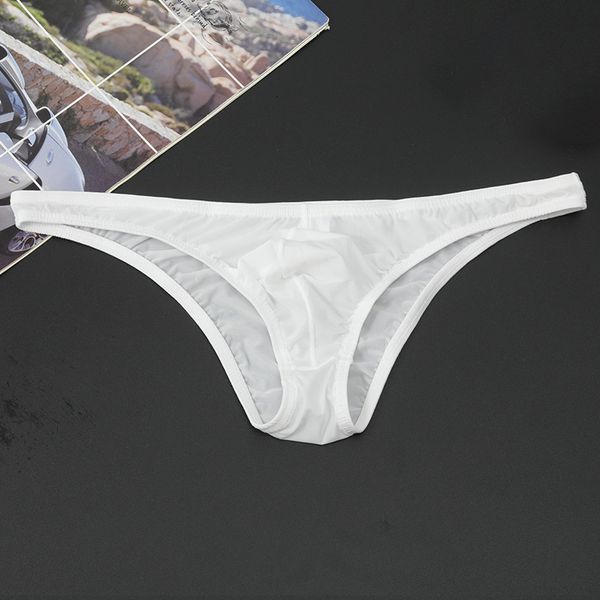 men's seamless breathable briefs ultra-thin see-through underpants male solid color low-rise underwear, Black;white
men's seamless breathable briefs ultra-thin see-through underpants male solid color low-rise underwear, Black;white