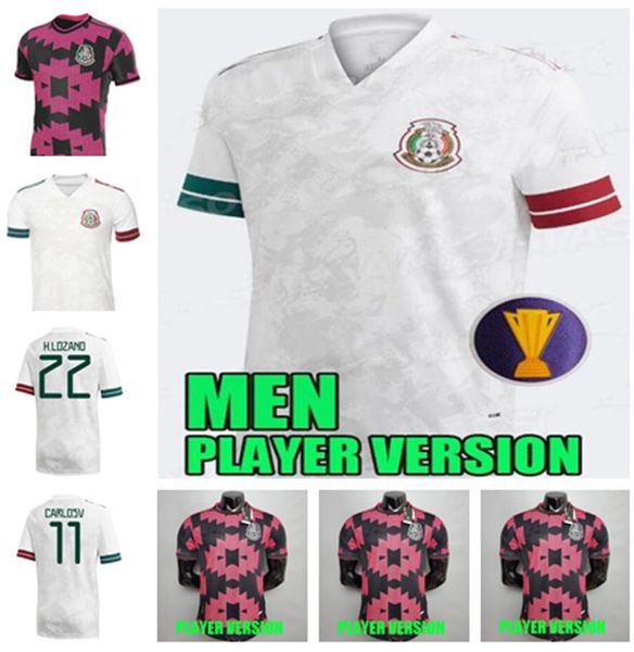 fans version 2021 mexico soccer jersey home 21 22 chicharito lozano dos santos football shirt men + kids kit sets uniforms, Black;yellow
fans version 2021 mexico soccer jersey home 21 22 chicharito lozano dos santos football shirt men + kids kit sets uniforms, Black;yellow
