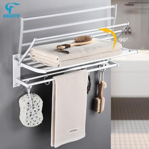 towel racks rack double-layer shower holder bathroom accessory fold wall organizer hook hanger bright silver aluminum storage shelf
towel racks rack double-layer shower holder bathroom accessory fold wall organizer hook hanger bright silver aluminum storage shelf