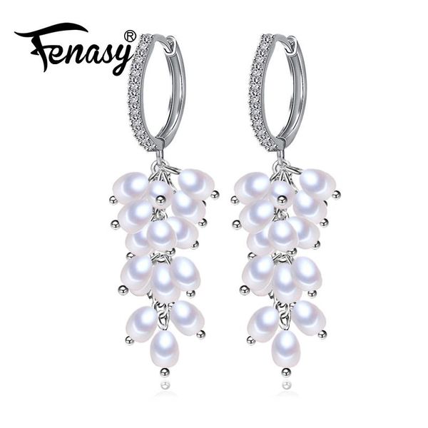 hoop & huggie fenasy earrings fine jewelry 925 sterling silver freshwater pearl for women circular trendy, Golden;silver
hoop & huggie fenasy earrings fine jewelry 925 sterling silver freshwater pearl for women circular trendy, Golden;silver