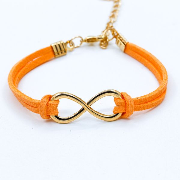 arrival 12 colors european punk fashion vintage infinity 8 cross leather bracelets for women bangles jewelry, Golden;silver
arrival 12 colors european punk fashion vintage infinity 8 cross leather bracelets for women bangles jewelry, Golden;silver