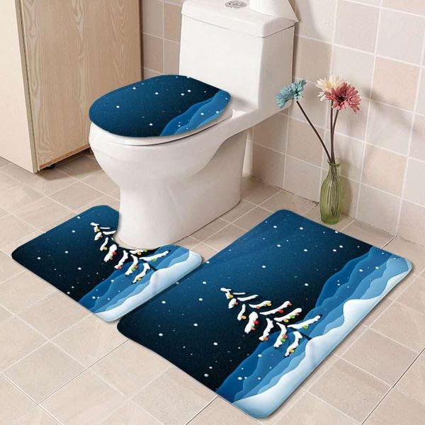bath mats 3pcs/set christmas tree bathroom mat three-piece non-slip absorbent carpet toilet seat cushion
bath mats 3pcs/set christmas tree bathroom mat three-piece non-slip absorbent carpet toilet seat cushion