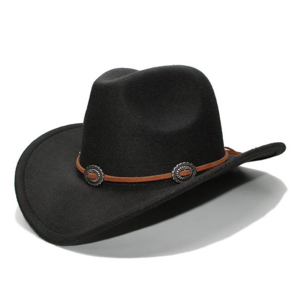 cloches mistdaw vintage style wool blend wide stiff brim western cowboy hats cowgirl caps outdoor jazz street cap size 56-58cm, Blue;gray
cloches mistdaw vintage style wool blend wide stiff brim western cowboy hats cowgirl caps outdoor jazz street cap size 56-58cm, Blue;gray
