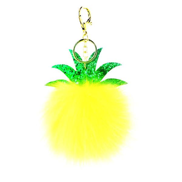 keychains pu sequins leaf pineapple keychain fur fluffy pompom bag pendant jewelry car key accessories, Silver
keychains pu sequins leaf pineapple keychain fur fluffy pompom bag pendant jewelry car key accessories, Silver