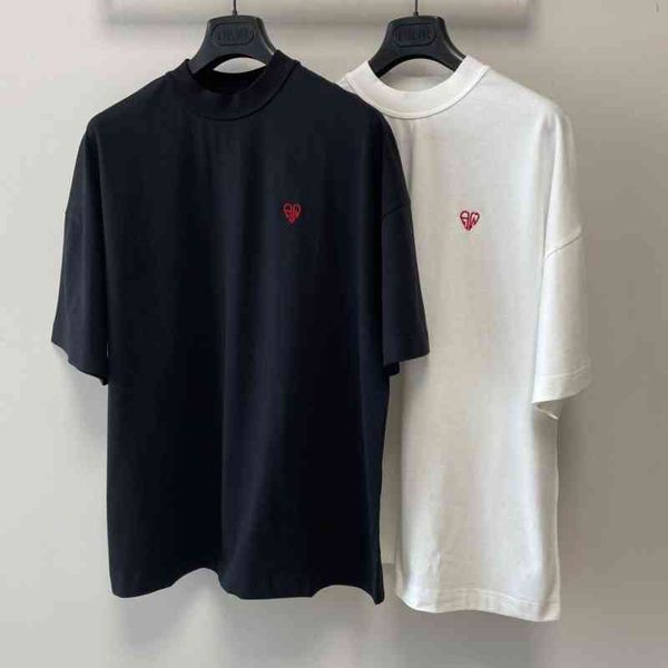fashion brand ins t shirt 2021 summer alexander king t-shirt chest love embroidery wang short sleeve men's and women's, White;black
fashion brand ins t shirt 2021 summer alexander king t-shirt chest love embroidery wang short sleeve men's and women's, White;black