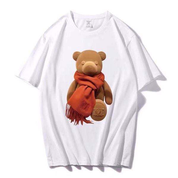 women's t-shirt women summer short sleeve 100% cotton plus size s-3xl cartoon bear print cute casual o neck female tshirt tees, White
women's t-shirt women summer short sleeve 100% cotton plus size s-3xl cartoon bear print cute casual o neck female tshirt tees, White