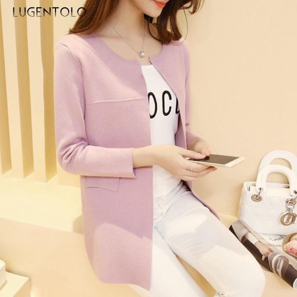 women's jackets lugentolo women jacket thin korean long-sleeved solid color open stitch slim o-neck office lady viscose long coat, Black;brown
women's jackets lugentolo women jacket thin korean long-sleeved solid color open stitch slim o-neck office lady viscose long coat, Black;brown
