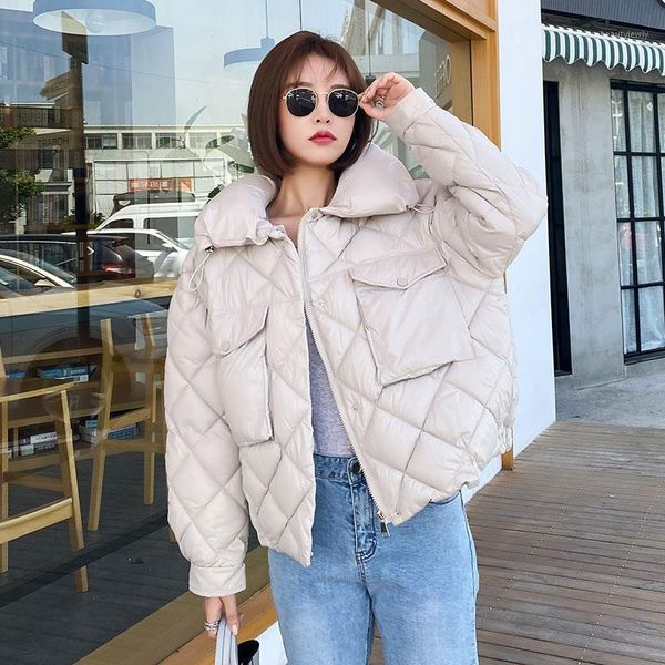 women's down & parkas women fashion short stand collar parka female outwear winter jacket casual big pocket coat, Black
women's down & parkas women fashion short stand collar parka female outwear winter jacket casual big pocket coat, Black