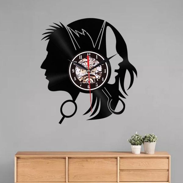 wall clocks 1pc hair beauty salon shop business logo clock dressers stylish scissors haircut barber record
wall clocks 1pc hair beauty salon shop business logo clock dressers stylish scissors haircut barber record