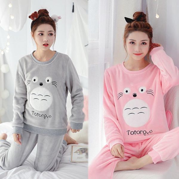 womens sleepwears autumn winter warm flannel women pyjamas sets coral velvet cartoon sleepwear set thin pajamas for girl youth, Black;red
womens sleepwears autumn winter warm flannel women pyjamas sets coral velvet cartoon sleepwear set thin pajamas for girl youth, Black;red