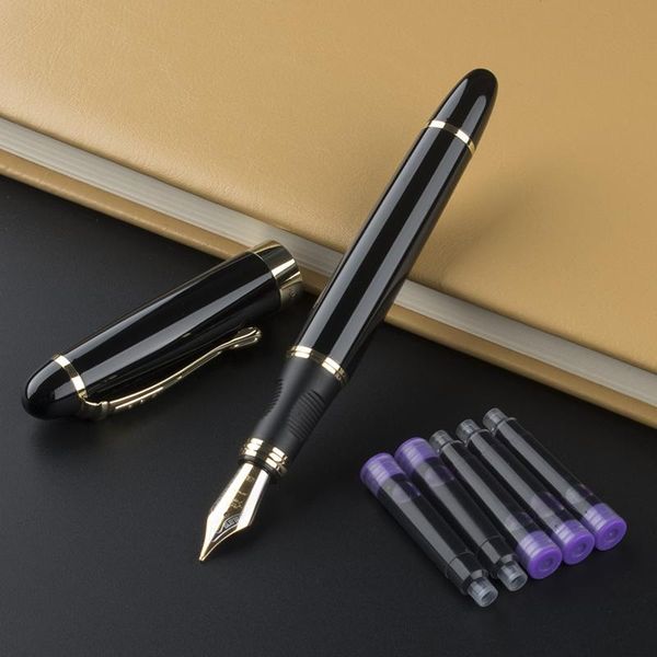 jinhao 450 fountain pen full metal golden clip luxury pens x450 0.5mm medium nib business office school + ink collocation
jinhao 450 fountain pen full metal golden clip luxury pens x450 0.5mm medium nib business office school + ink collocation