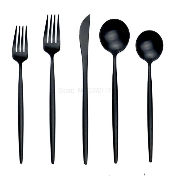 dinnerware sets black gold cutlery set dinner dessert fork spoon knife wedding 304 stainless steel tableware
dinnerware sets black gold cutlery set dinner dessert fork spoon knife wedding 304 stainless steel tableware
