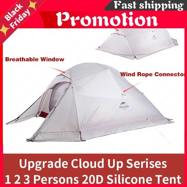 tents and shelters tent upgrade cloud up series 1 2 3 persons 20d silicone double layer aluminum pole ultralight camping nh17t001-t
tents and shelters tent upgrade cloud up series 1 2 3 persons 20d silicone double layer aluminum pole ultralight camping nh17t001-t