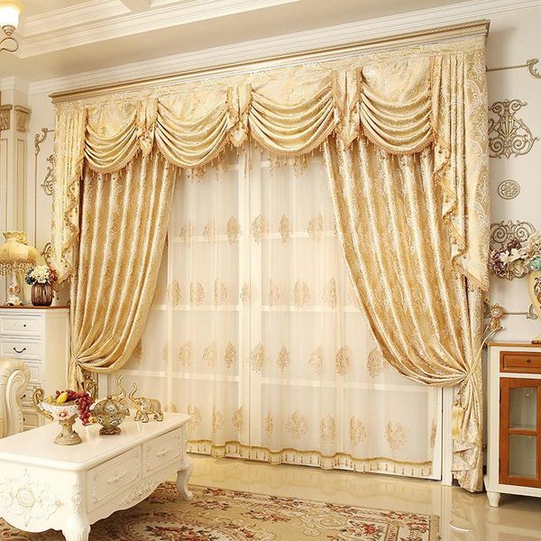 curtain & drapes custom curtains luxury high class european french yellow embroidered yarn dyed cloth blackout tulle valance n307
curtain & drapes custom curtains luxury high class european french yellow embroidered yarn dyed cloth blackout tulle valance n307