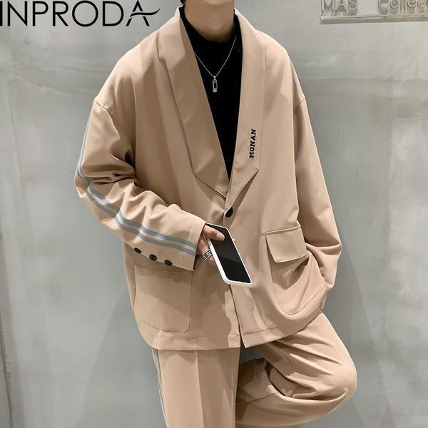 women's two piece pants inproda women blazer set vintage loose long jacket casual wide leg plus size autumn and winter sets 2021, White
women's two piece pants inproda women blazer set vintage loose long jacket casual wide leg plus size autumn and winter sets 2021, White