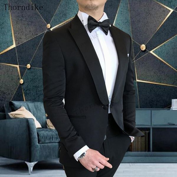 men's suits & blazers thorndike 2021 gentleman black peaked lapel custom made wedding tuxedos slim fit male (jacket + pants), White;black
men's suits & blazers thorndike 2021 gentleman black peaked lapel custom made wedding tuxedos slim fit male (jacket + pants), White;black