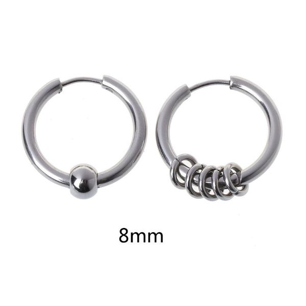 hoop & huggie xx9c 8mm-20mm titanium steel circle earring cartilage piercing earrings, Golden;silver
hoop & huggie xx9c 8mm-20mm titanium steel circle earring cartilage piercing earrings, Golden;silver