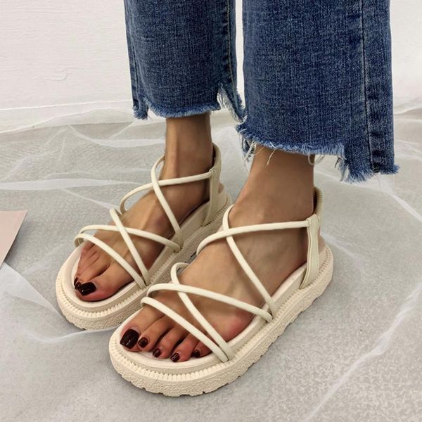 sandals womens summer non-slip middle roman buckle open-toe thick bottom flats casual men women couples beach shoes, Black
sandals womens summer non-slip middle roman buckle open-toe thick bottom flats casual men women couples beach shoes, Black