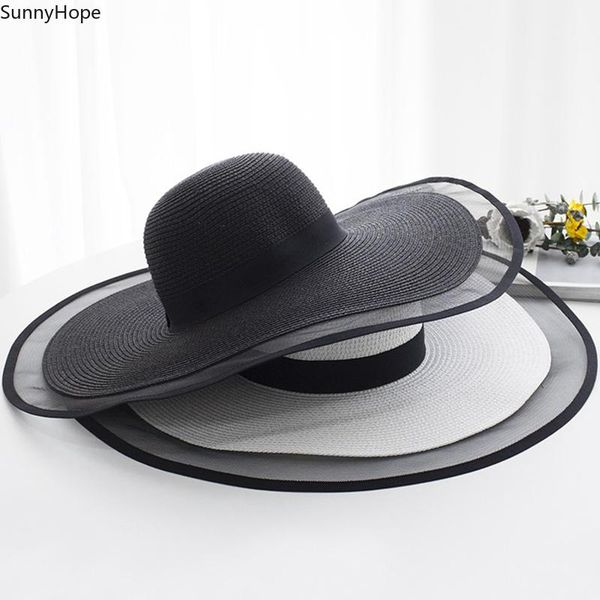 wide brim hats 15cm straw hat lace beach women fashion ladies summer 2021 uv protection foldable sun shade cap sunhat, Blue;gray
wide brim hats 15cm straw hat lace beach women fashion ladies summer 2021 uv protection foldable sun shade cap sunhat, Blue;gray