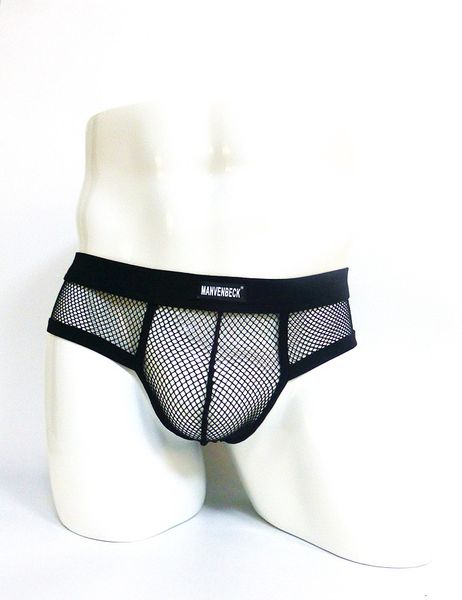 fun men's underwear transparent mesh briefs low waist u convex design, Black;white
fun men's underwear transparent mesh briefs low waist u convex design, Black;white