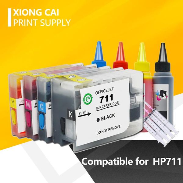 compatible cartridge replacement for 711 xl refillable inkjet with chip deskjet t520 t120 printer full ink cartridges
compatible cartridge replacement for 711 xl refillable inkjet with chip deskjet t520 t120 printer full ink cartridges