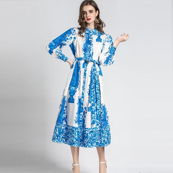 runway as female cotton retro blue and white porcelain printed flower casual loose ed in long sleeves, Black;gray
runway as female cotton retro blue and white porcelain printed flower casual loose ed in long sleeves, Black;gray